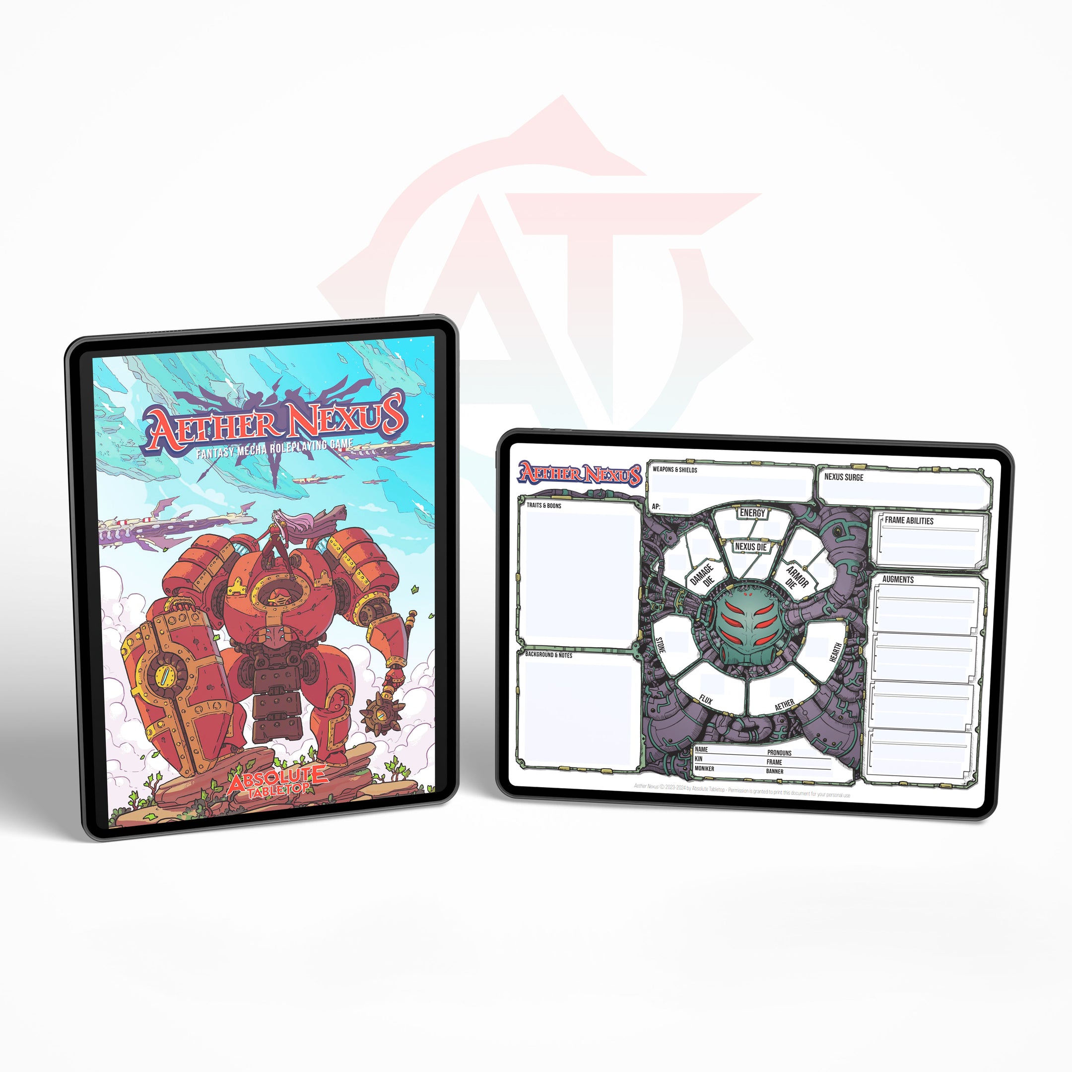 Aether Nexus Character Sheet – Absolute Tabletop